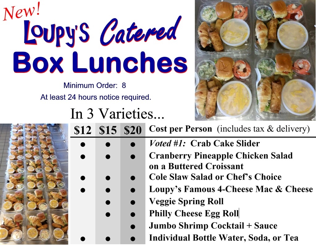Catered Box Lunches